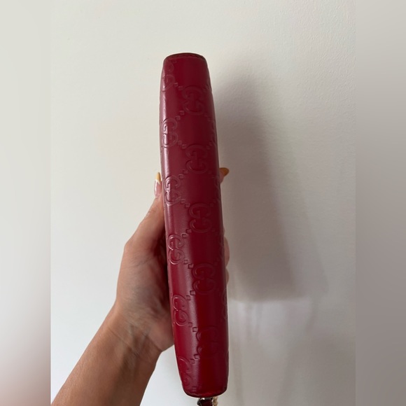 GUCCI WOC Red Long Wallet on Chain - Picture 15 of 15